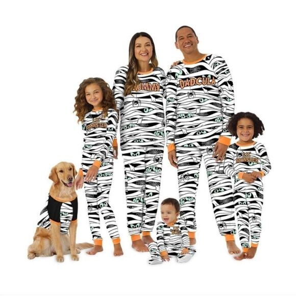 New Halloween Dadcula Mummy Men's Family Pajama Set, 2 pieces - Picture 2 of 3